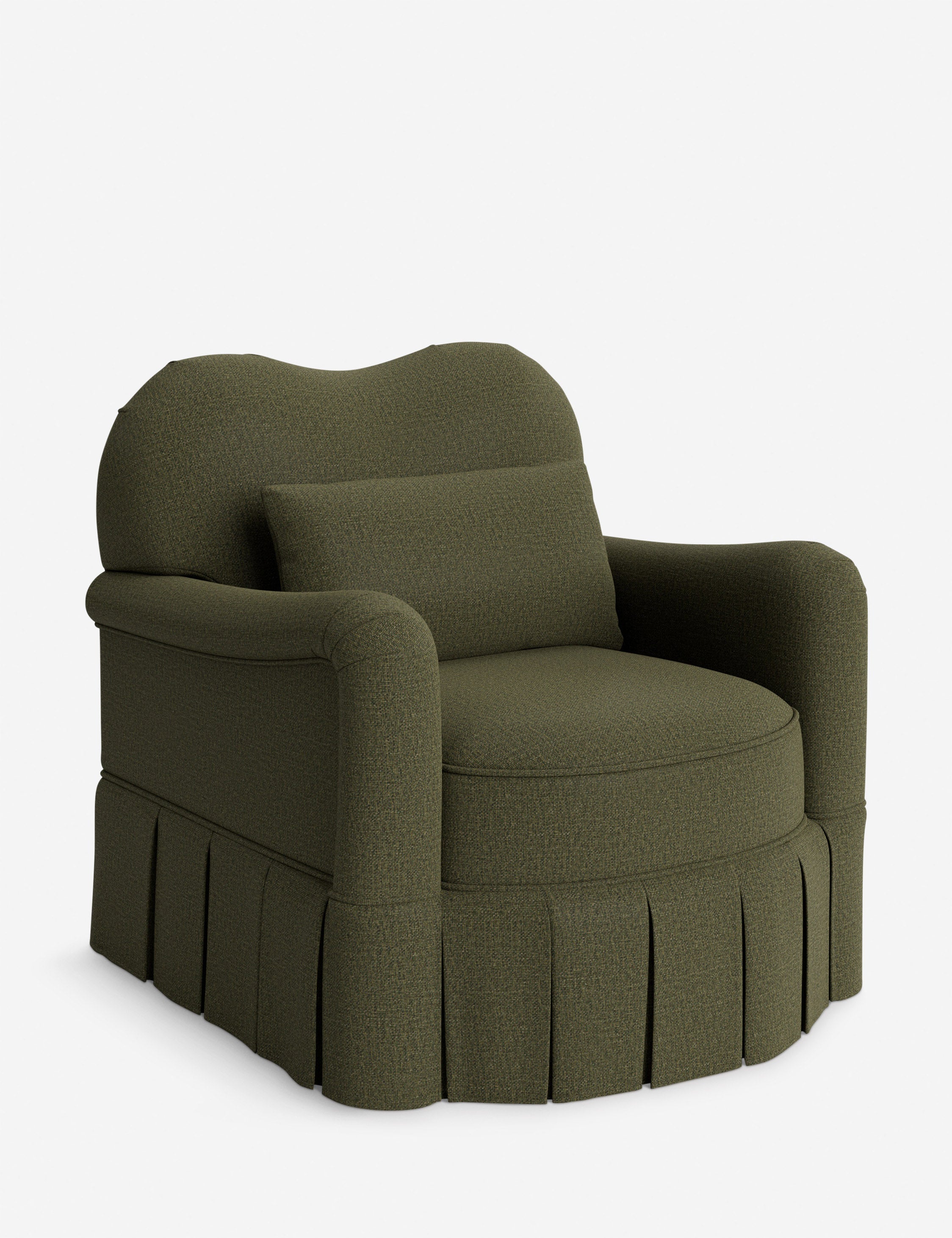 Lulu and Georgia Middleton Skirted Accent Chair by Ginny Macdonald - view 65