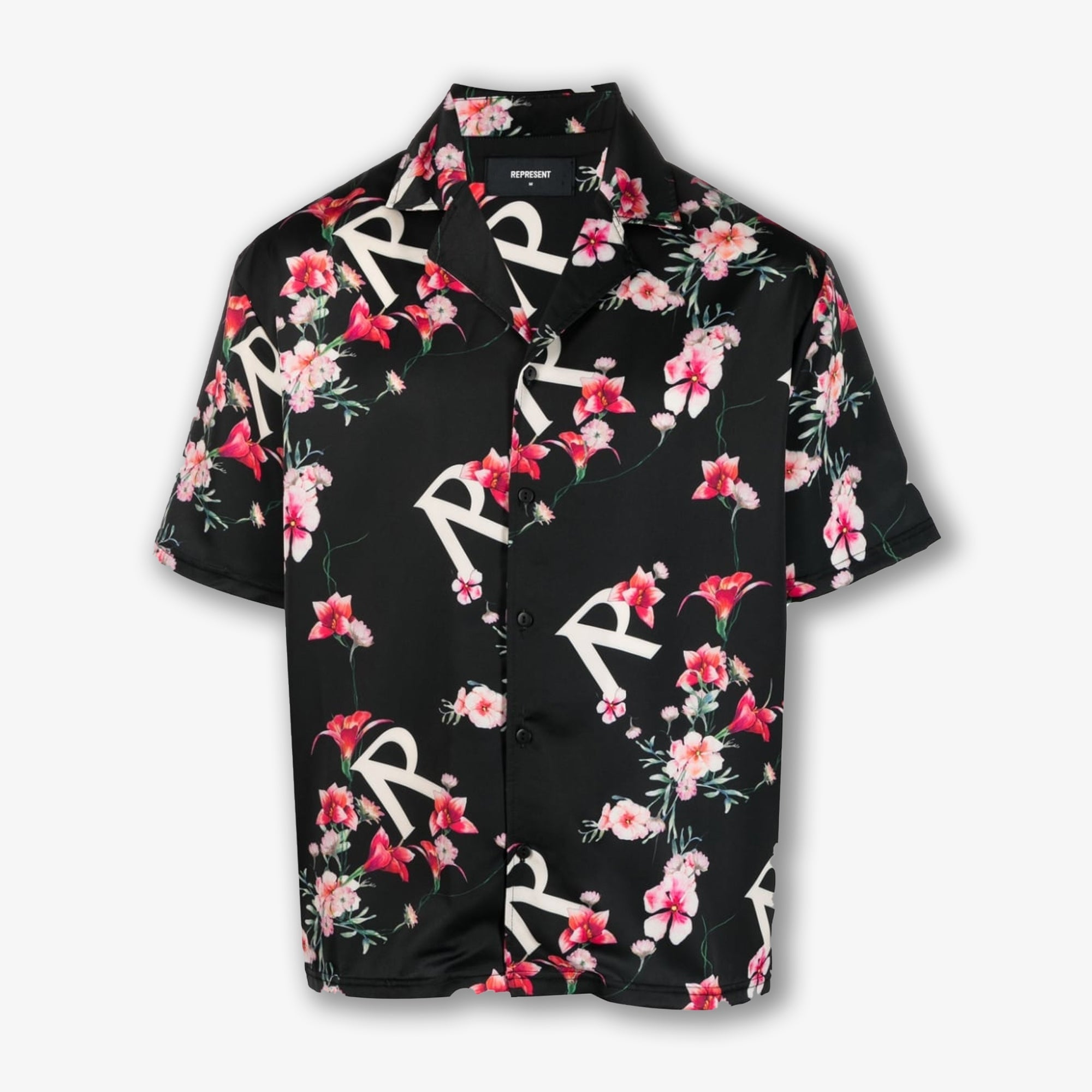 Represent | FLORAL SHIRT { BLACK - view 2