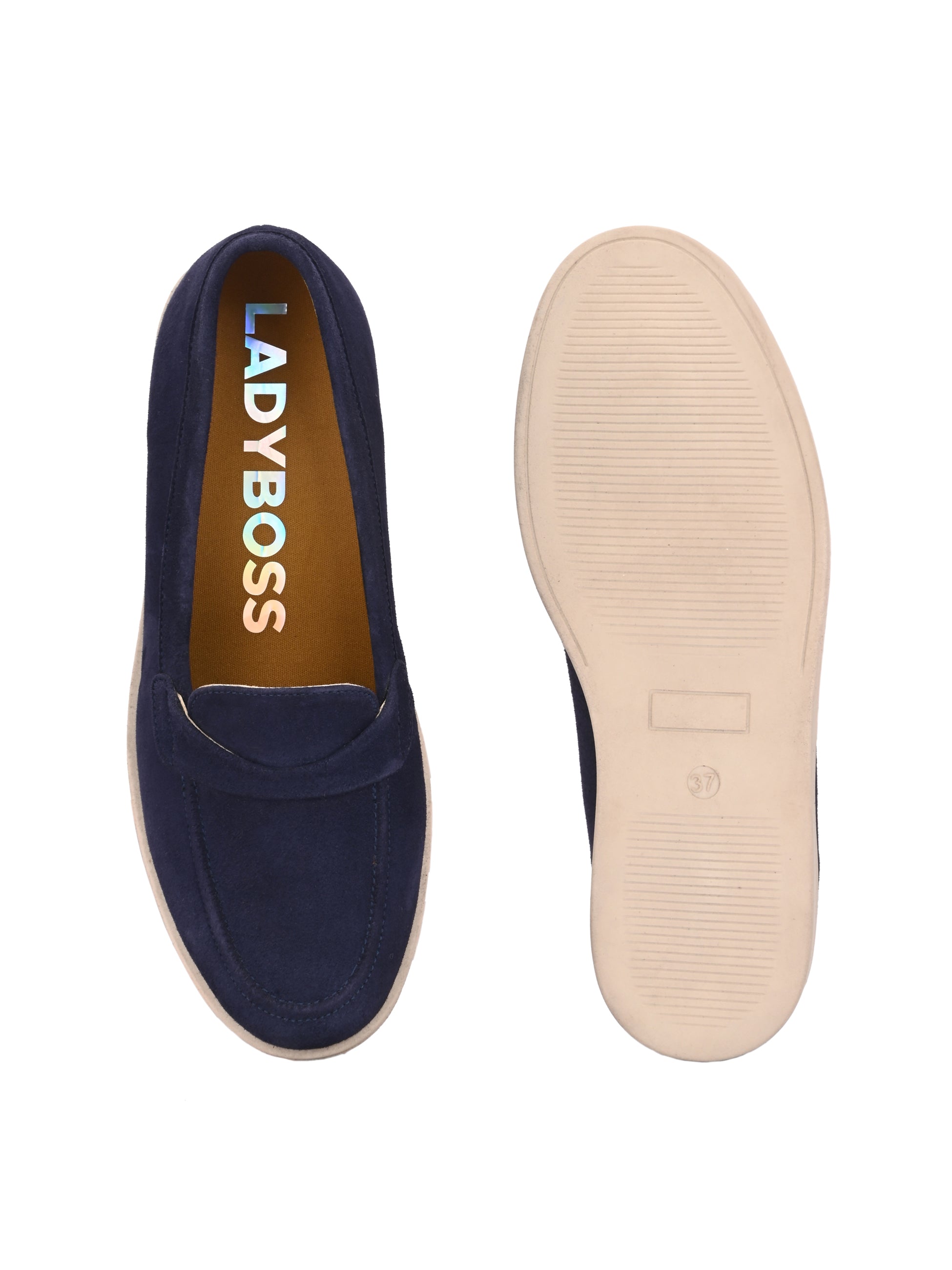 ladybossbyegoss Aero-Glam Suede Loafers by Lady Boss - view 8