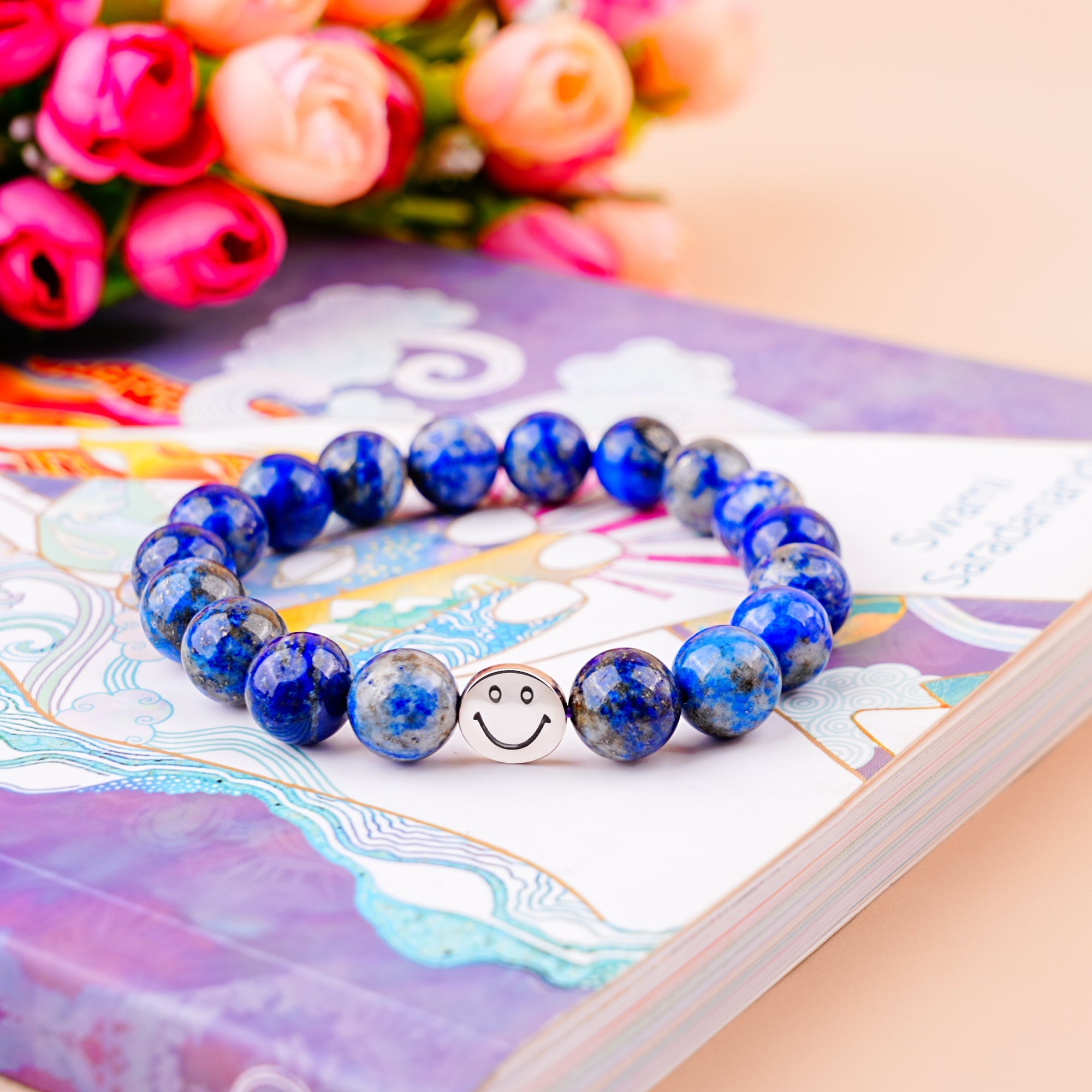 Gemsmantra Smile Bracelet - Lapiz Lazuali