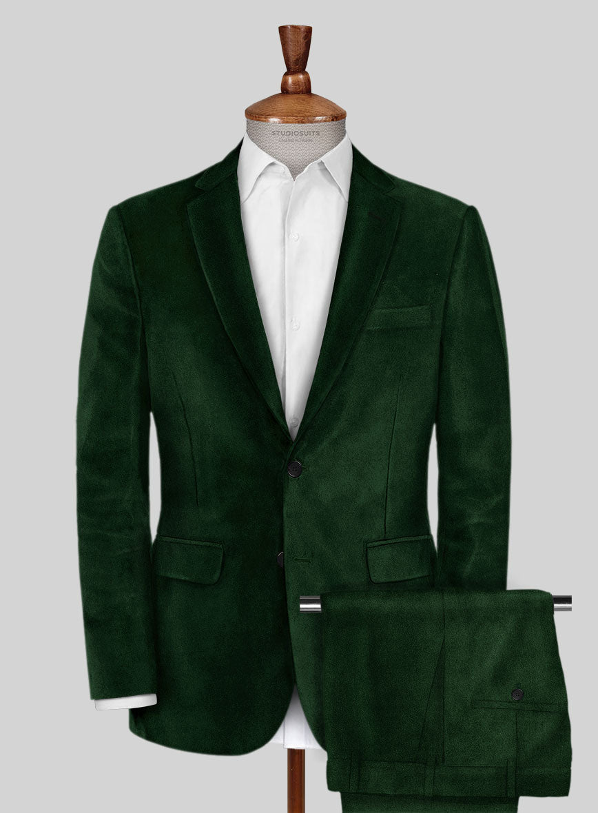 StudioSuits Green Velvet Suit