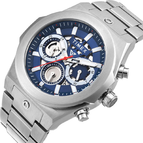 Timex Vector Men Blue Round Dial Analog Watch 47.15mm TWEG26100 - view 2