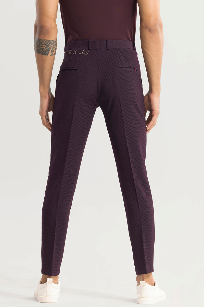 SNITCH Masonry Burgundy Trouser - view 7