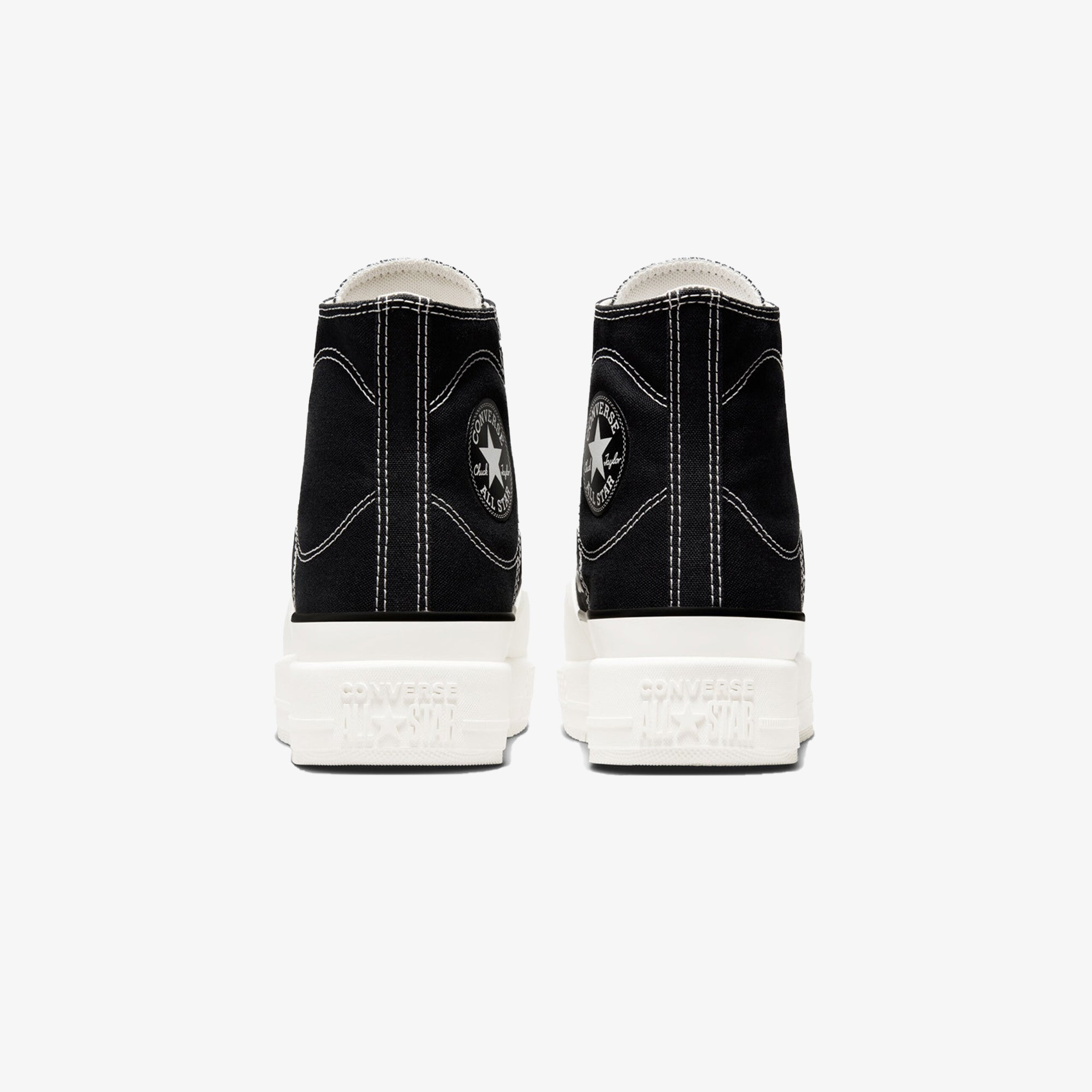 Converse | CHUCK TAYLOR ALL STAR CONSTRUCT HI { BLACK/VINTAGE WHITE/EGRET - view 2