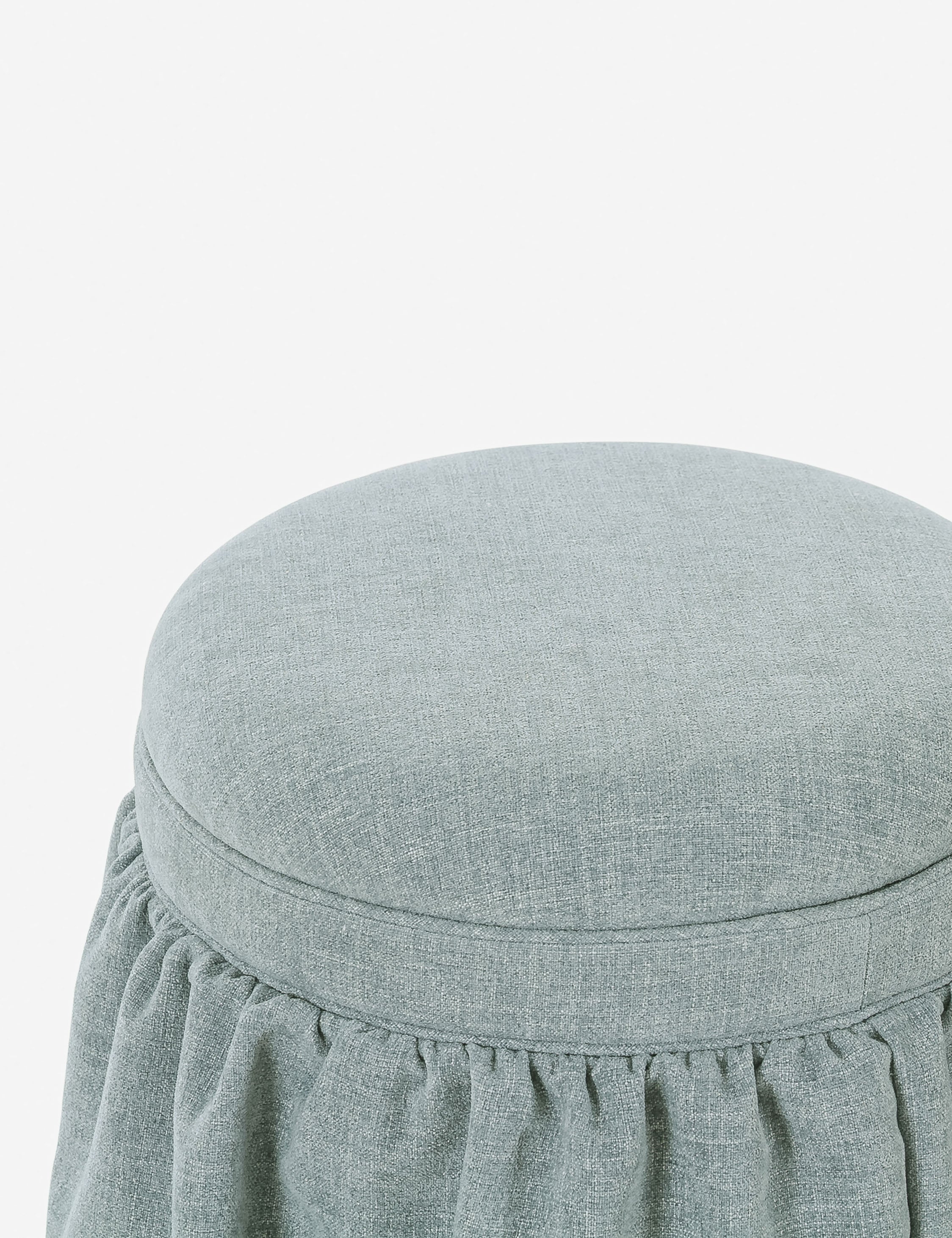 Lulu and Georgia Tompkins Round Storage Ottoman - view 19