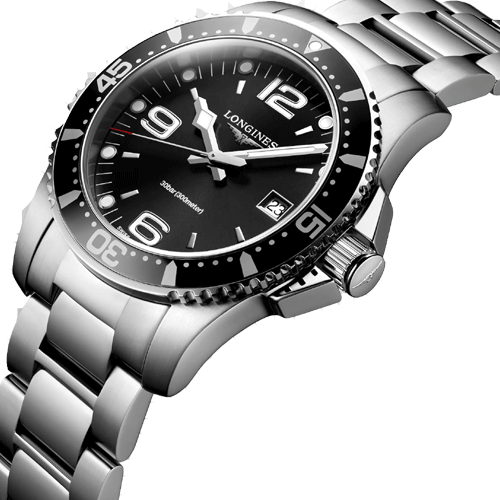 Longines Hydroconquest Sunray Black Dial Men 41mm - view 2