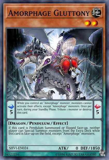 Yu-Gi-Oh! Amorphage Gluttony - SHVI-EN024 - Rare - Unlimited