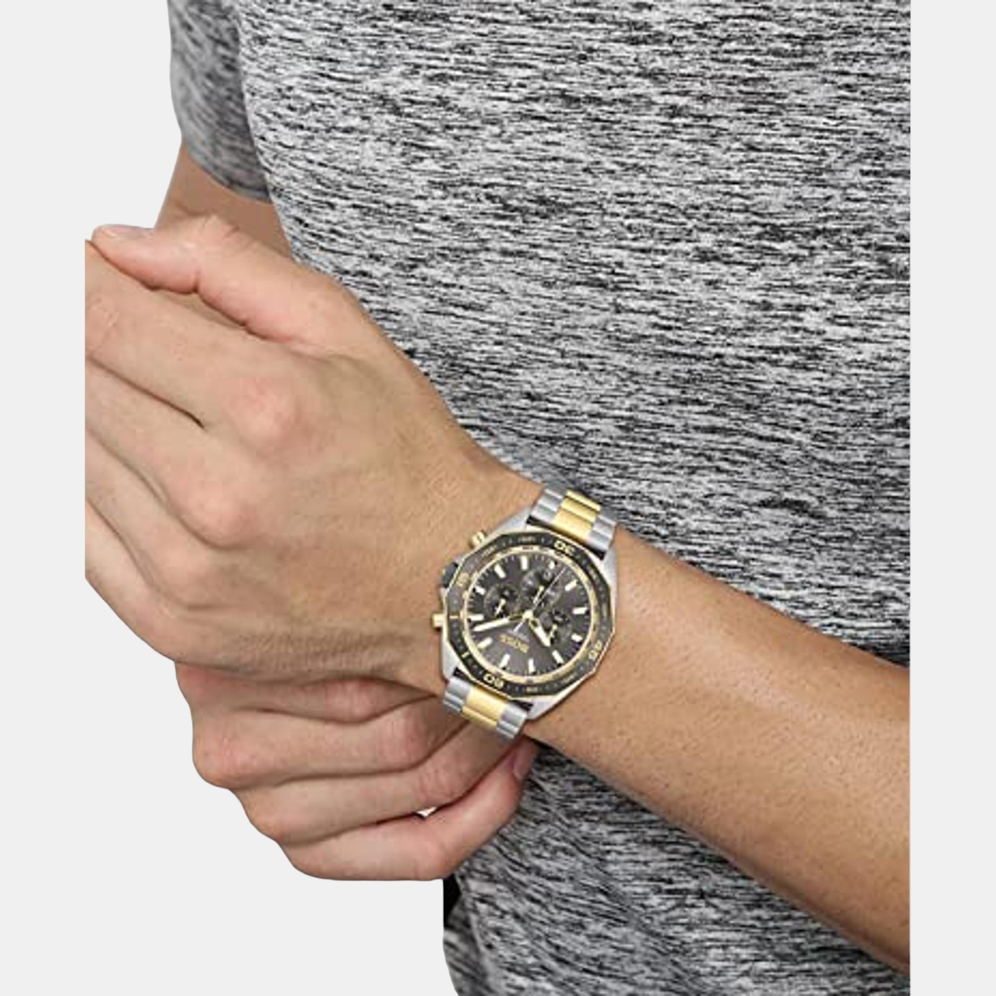 Boss Energy Men Quartz Black Dial Chronograph Stainless Steel Watch 1513974 - view 4