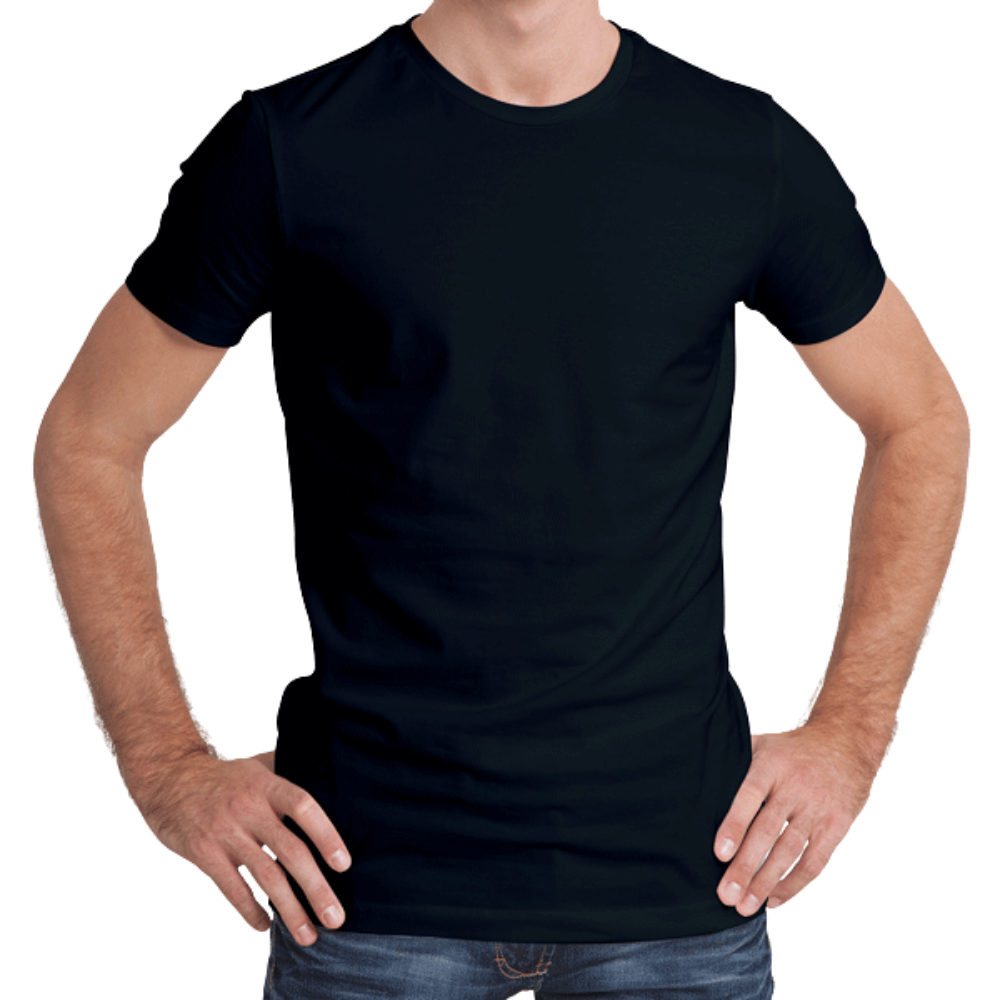BlackTree Half Sleeves 180 GSM T-Shirts for Men Cotton (Black) - view 2