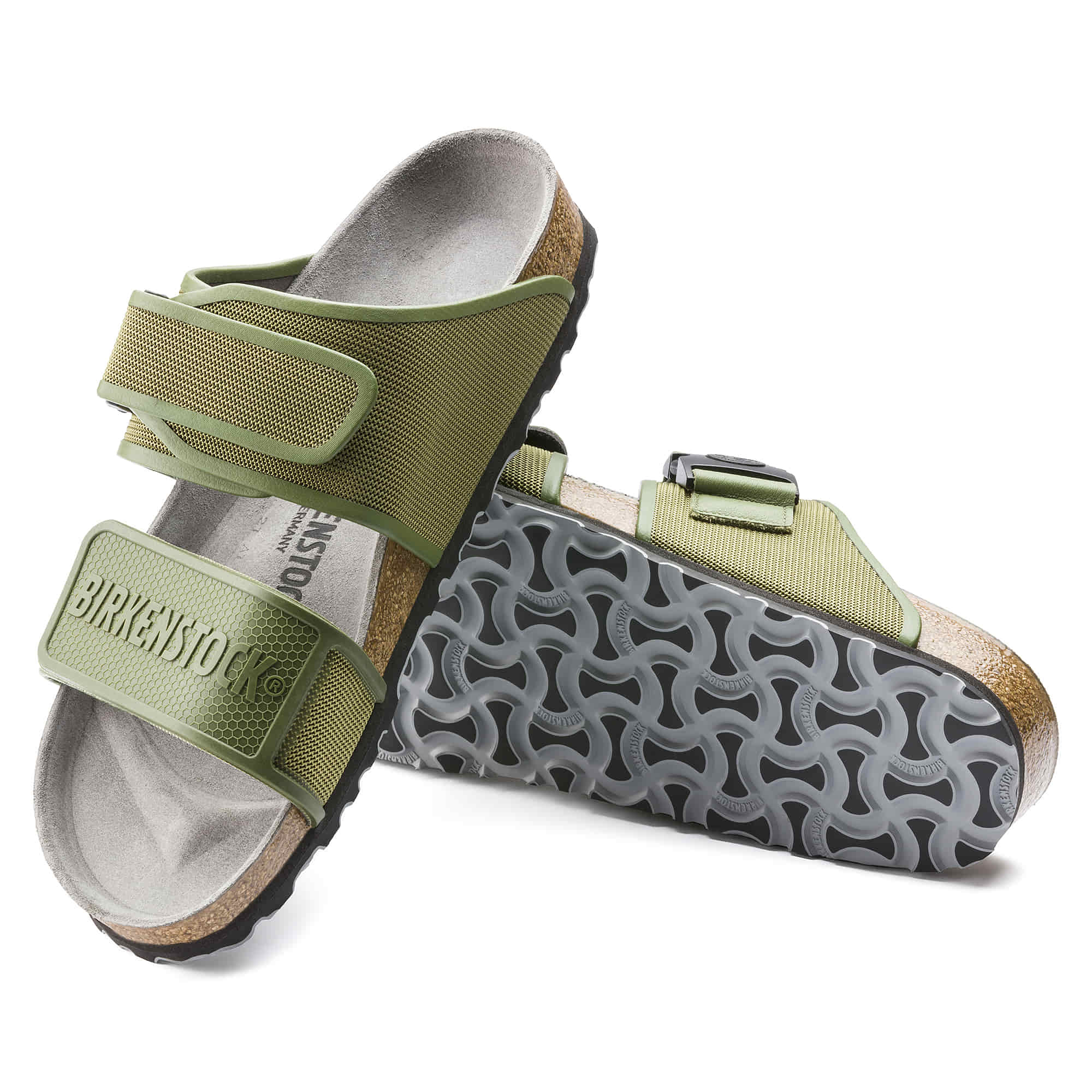 Birkenstock Rotterdam Micro Fibre – Green
