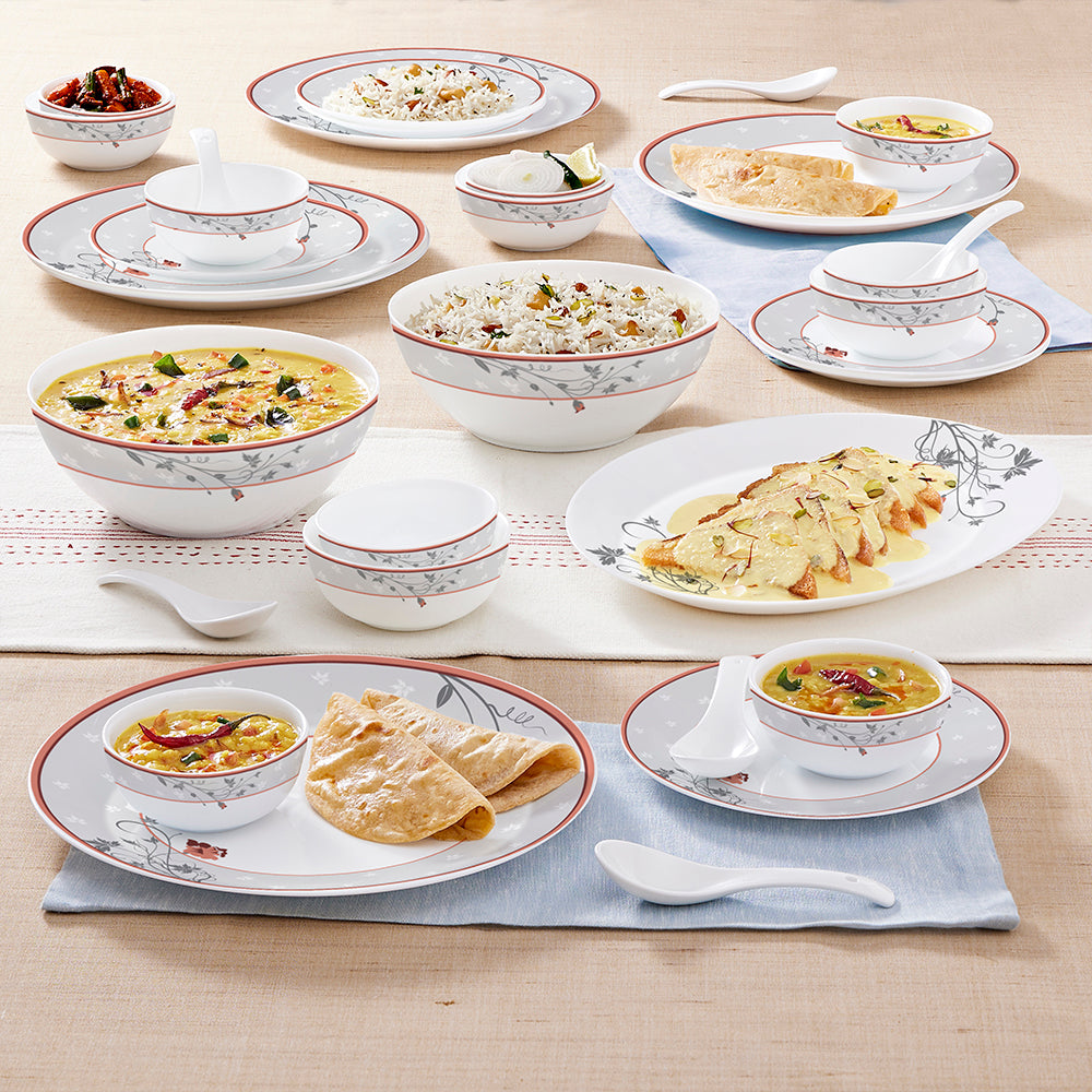 My Borosil Larah by Borosil Quartz Dinner Set