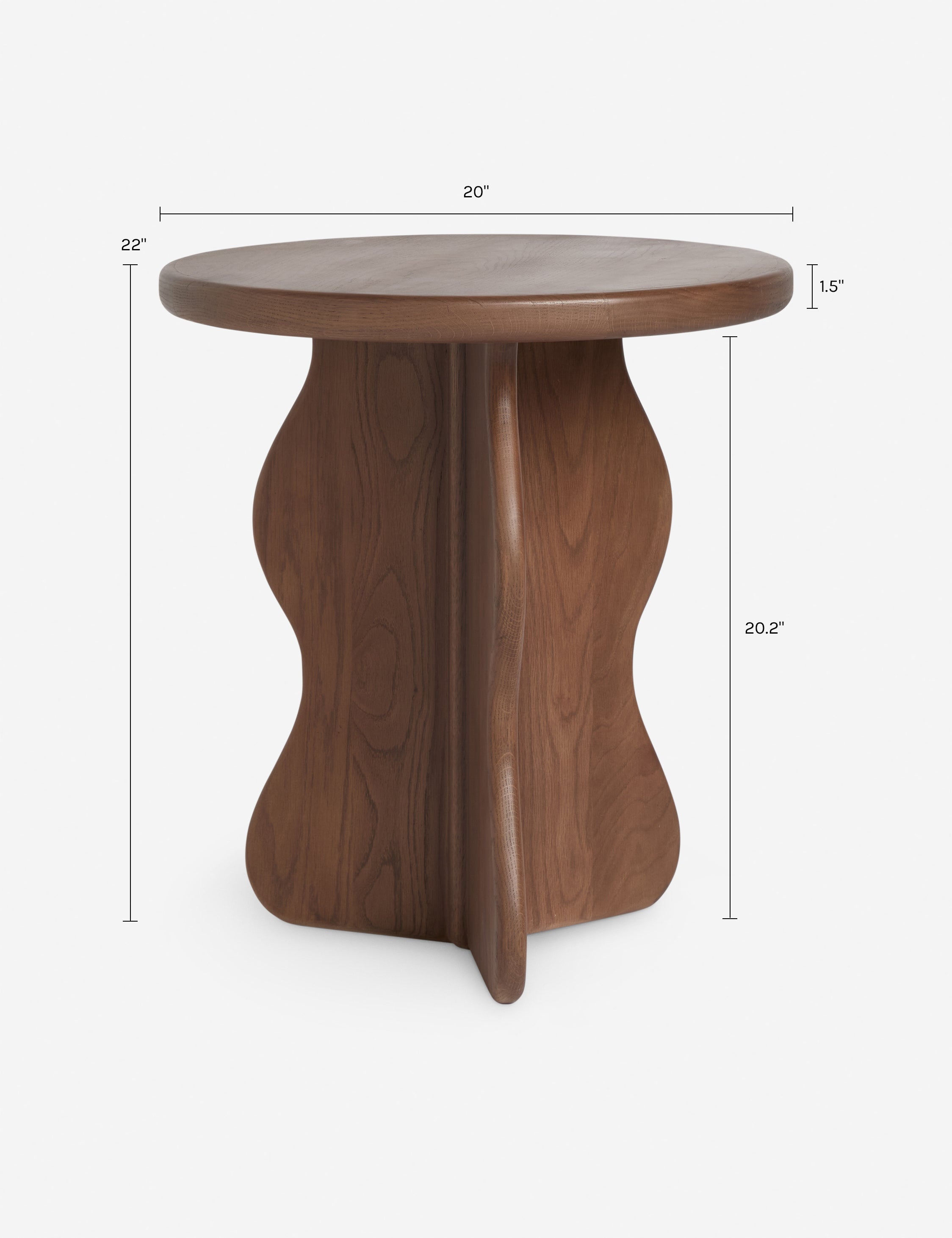 Lulu and Georgia Telle Round Side Table by Aimee Song - view 7