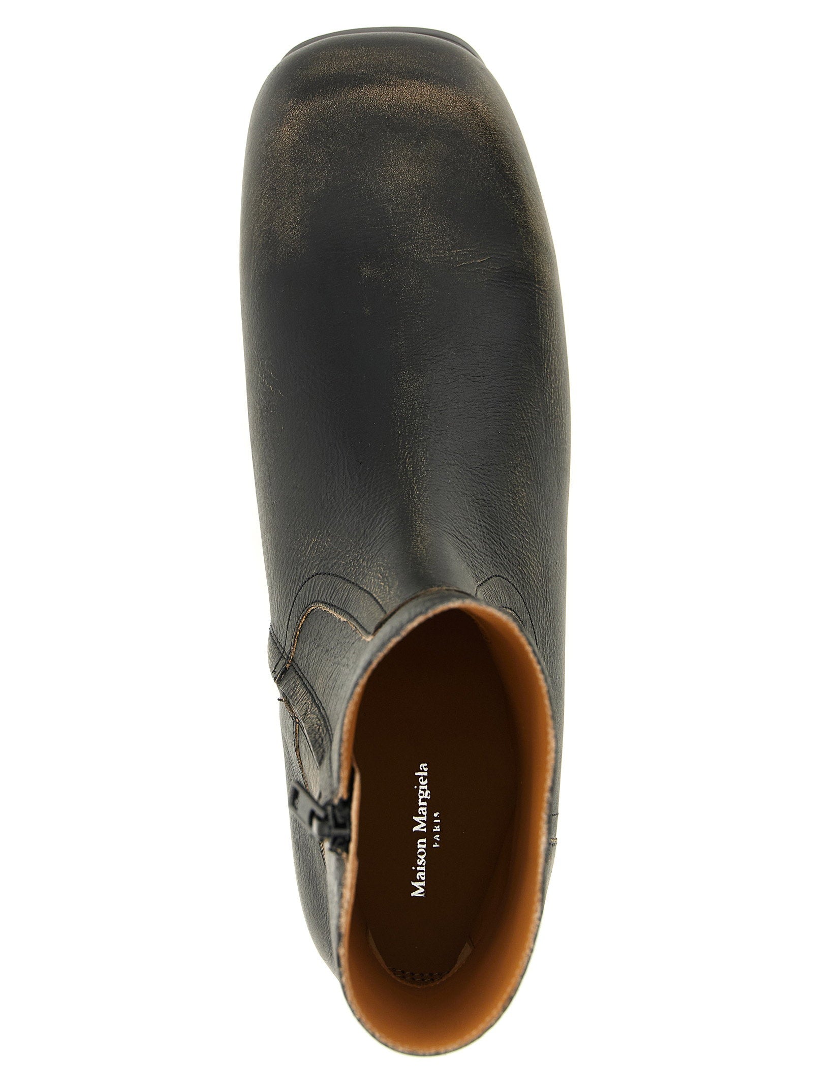 Maison Margiela Vintage Leather Ankle Boots - view 4