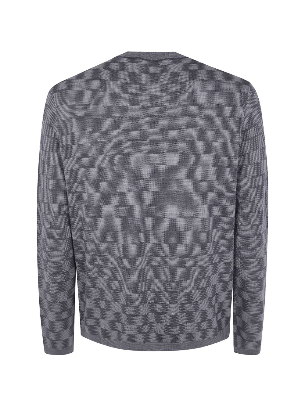 EMPORIO ARMANI CAPSULE Sweaters GREY – 100% Virgin Wool - view 2