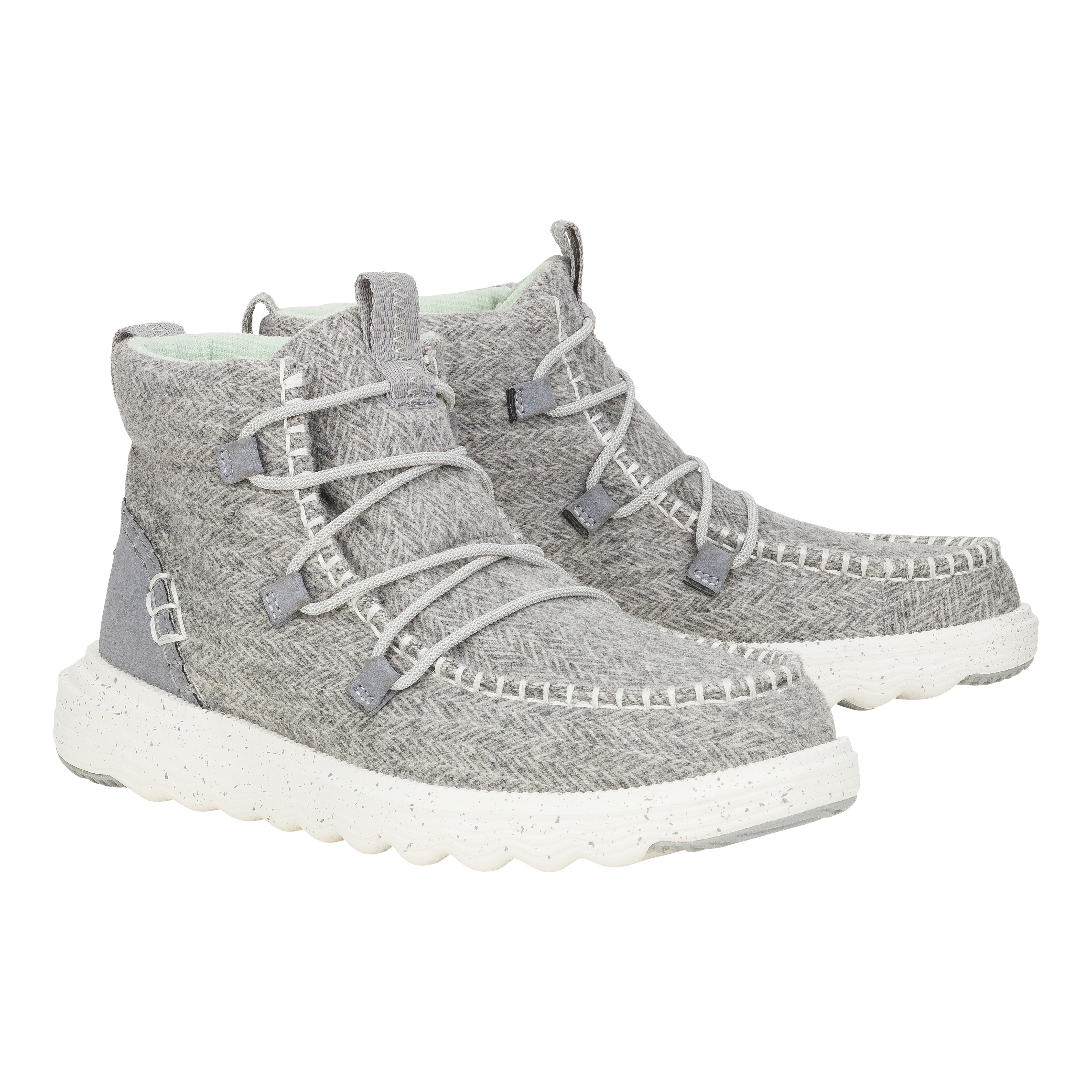 HEYDUDE shoes Reyes Heathered - Grey – Women's - view 2