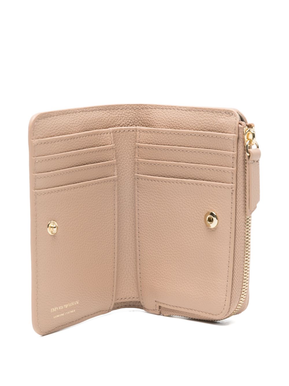 Emporio Armani Deer-Print Leather Bifold Wallet - view 2
