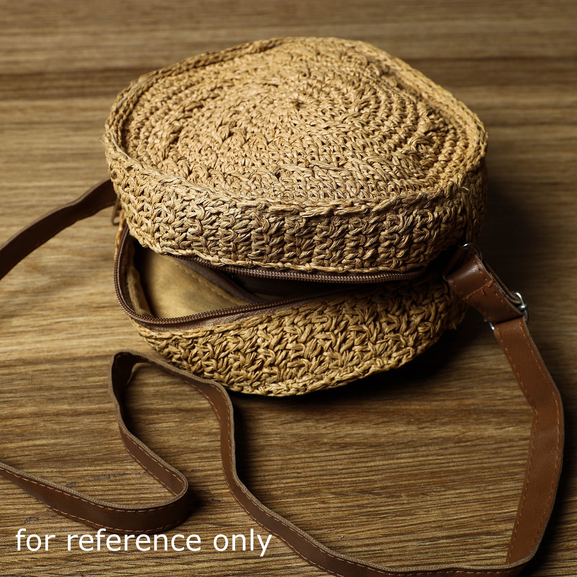 ITOKRI CRAFTS INITIATIVE Brown - Handcrafted Multipurpose Raffia Sling Bag - view 3