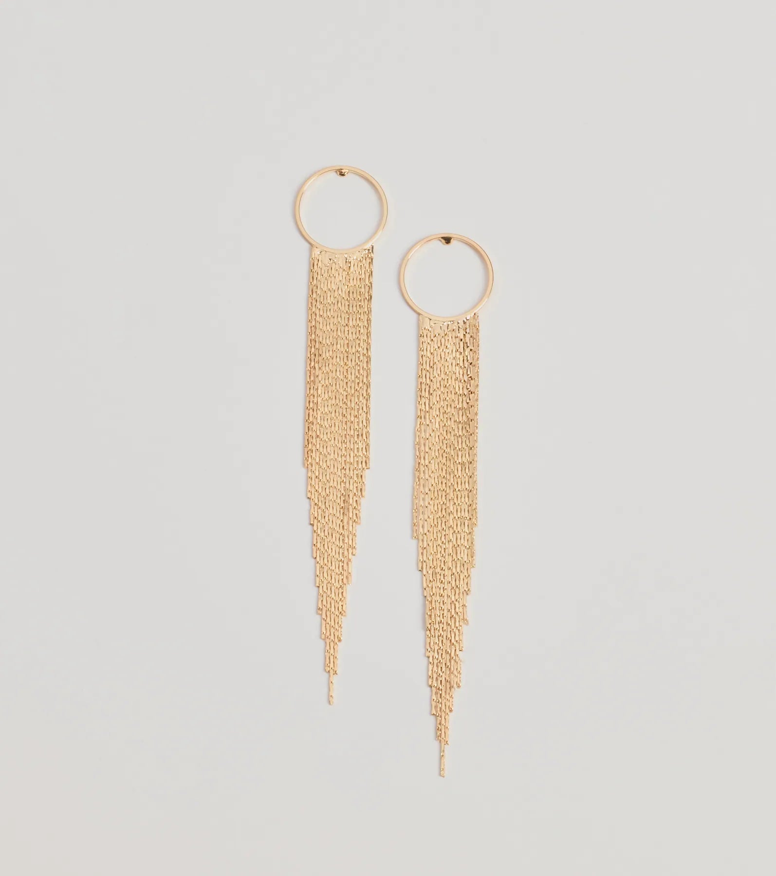 Windsor Elevated Glam Fringe Earrings – GOLD