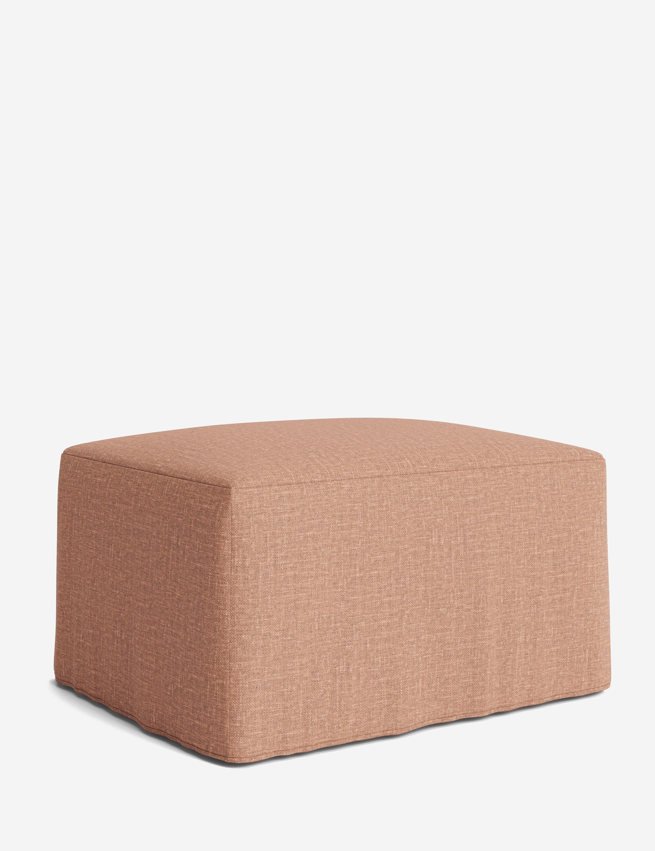 Lulu and Georgia Portola Slipcover Ottoman - view 59