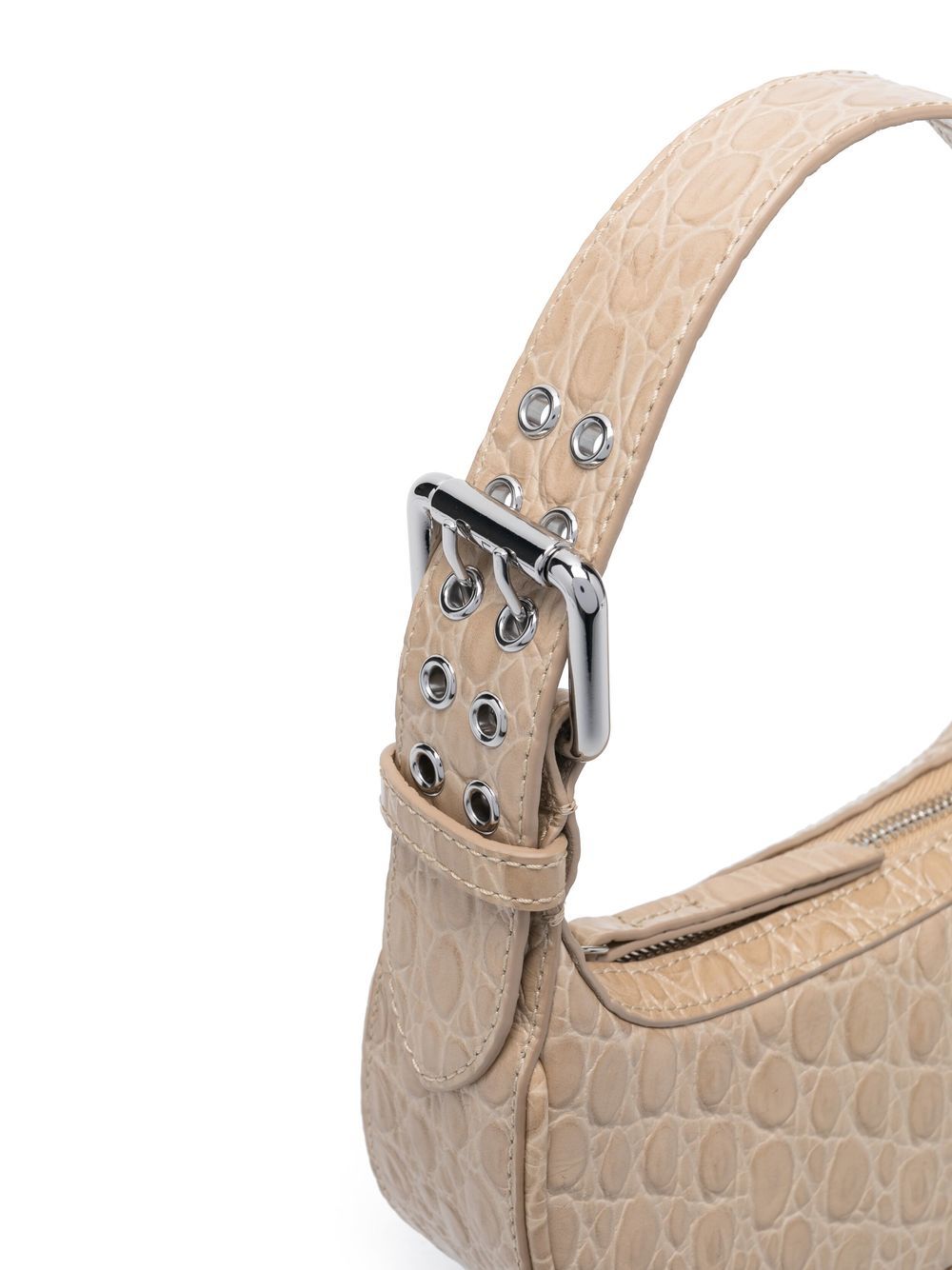 By Far Pre By Far mini Soho crocodile-embossed shoulder bag - view 2