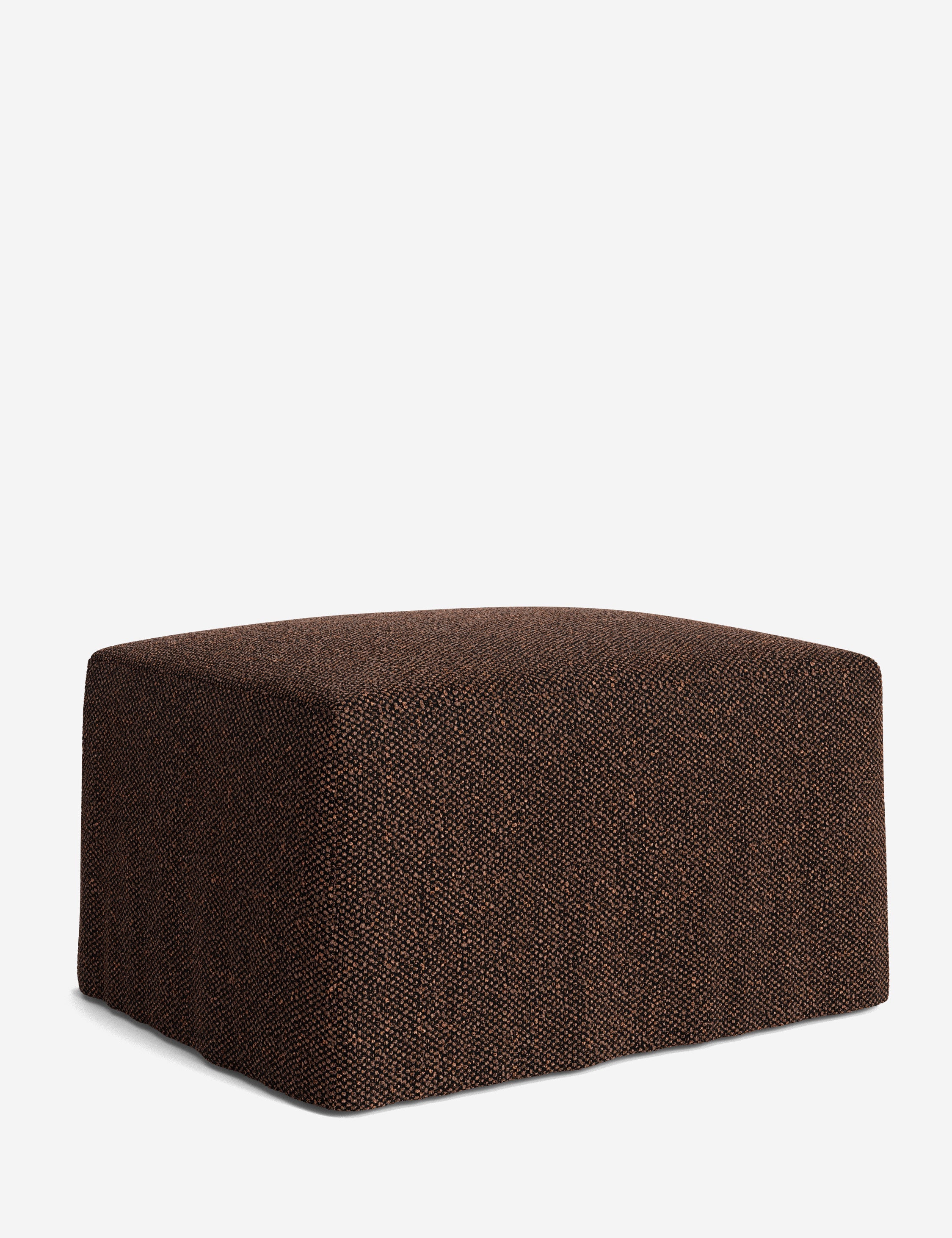 Lulu and Georgia Portola Slipcover Ottoman - view 64
