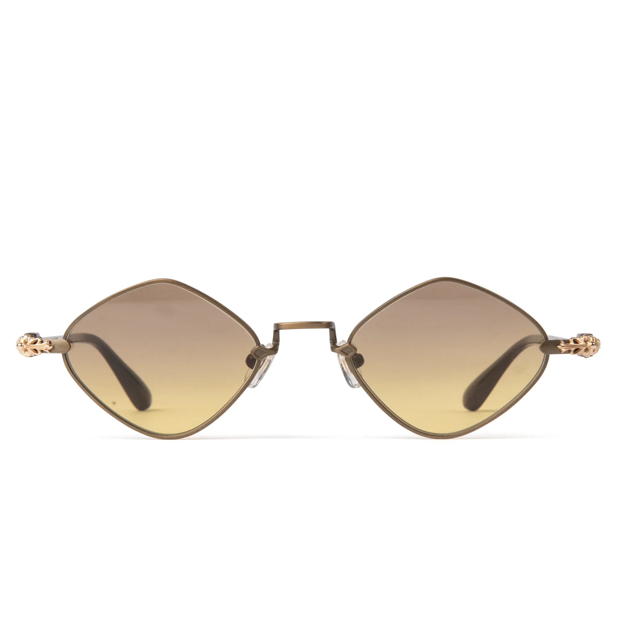 Chrome Hearts Diamond Dog Light Brown Sunglasses - view 2