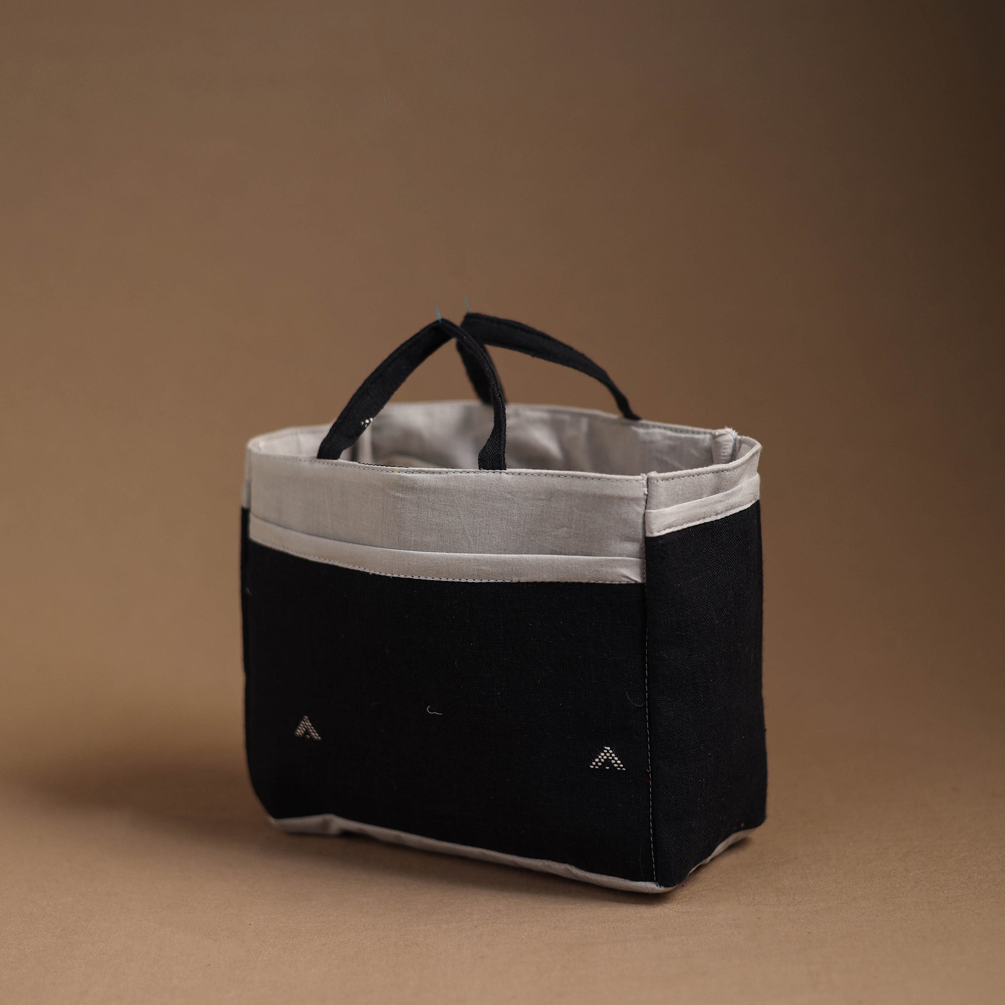 NOORI BAZAR Black - Handmade Cotton Multipurpose Cosmetic/Toiletry Bag 03 - view 2