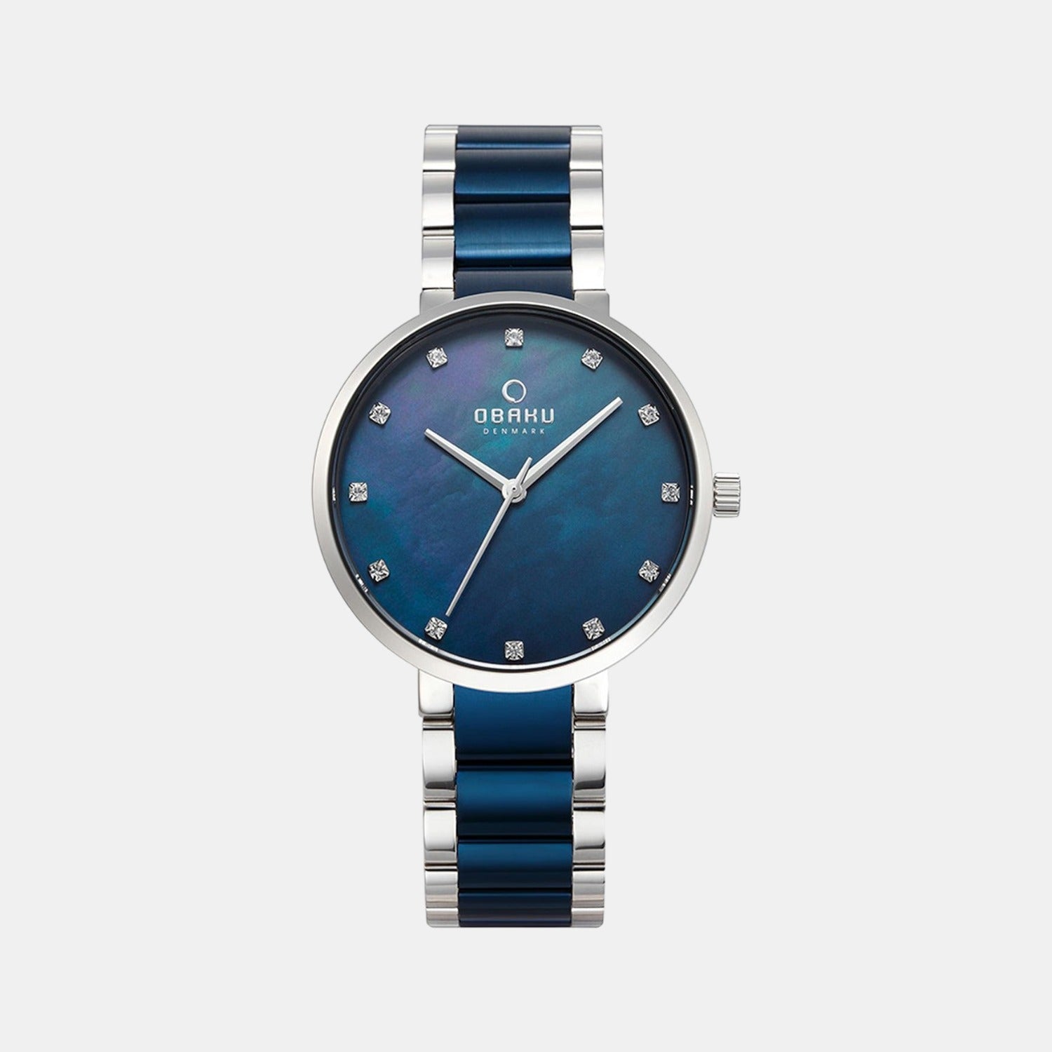 Obaku Glad Women Quartz Mother Of Pearl Dial Analog Stainless Steel Watch V189LXCLSL