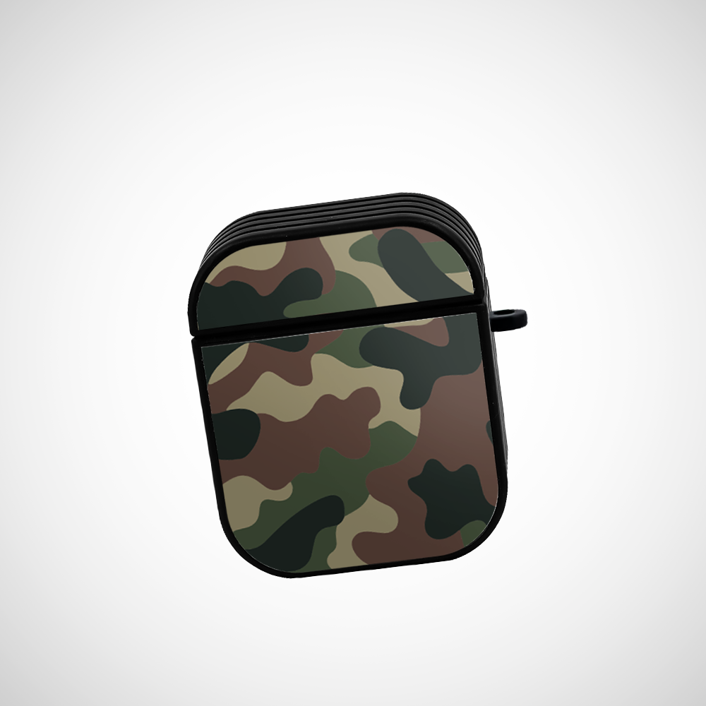 Cover It Up Jungle Camo Glass Airpods 1st Gen Case Covers