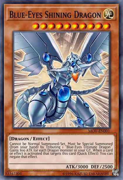 Yu-Gi-Oh! Blue-Eyes Shining Dragon - LCKC-EN008 - Secret Rare - Unlimited