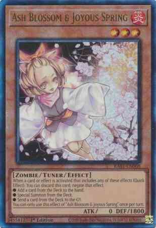 Ash blossom joyous – Yu-Gi-Oh! Ash Blossom & Joyous Spring - RA01-EN008 - Prismatic Ultimate Rare - 1st Edition