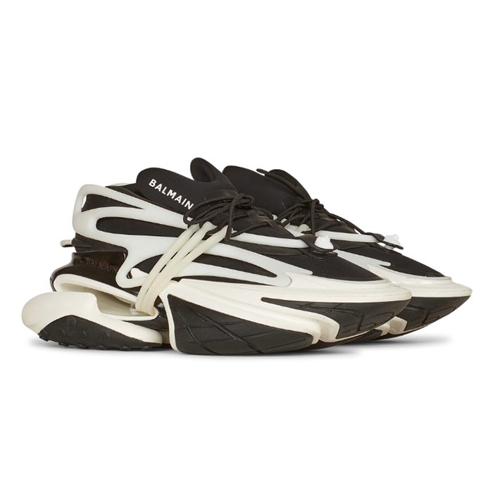 HYPE ELIXIR Balmain Unicorn Low-Top Black White - view 2