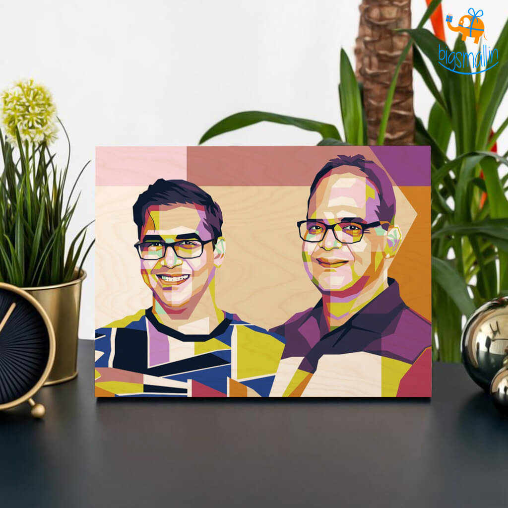 Chitra Chaya Personalized Pop Art Wooden Frame - view 17