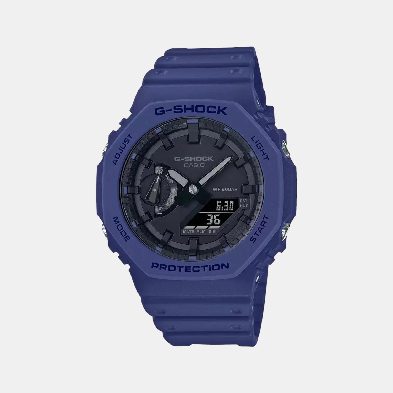 Casio G-Shock Men Quartz Black Dial Analog-Digital Resin Watch G1156
