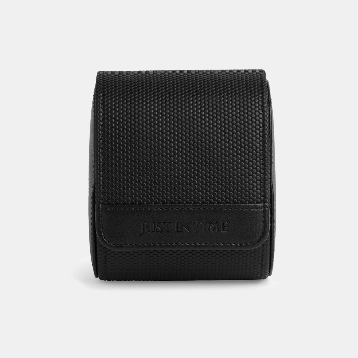 Black Leather Single Watch Pod