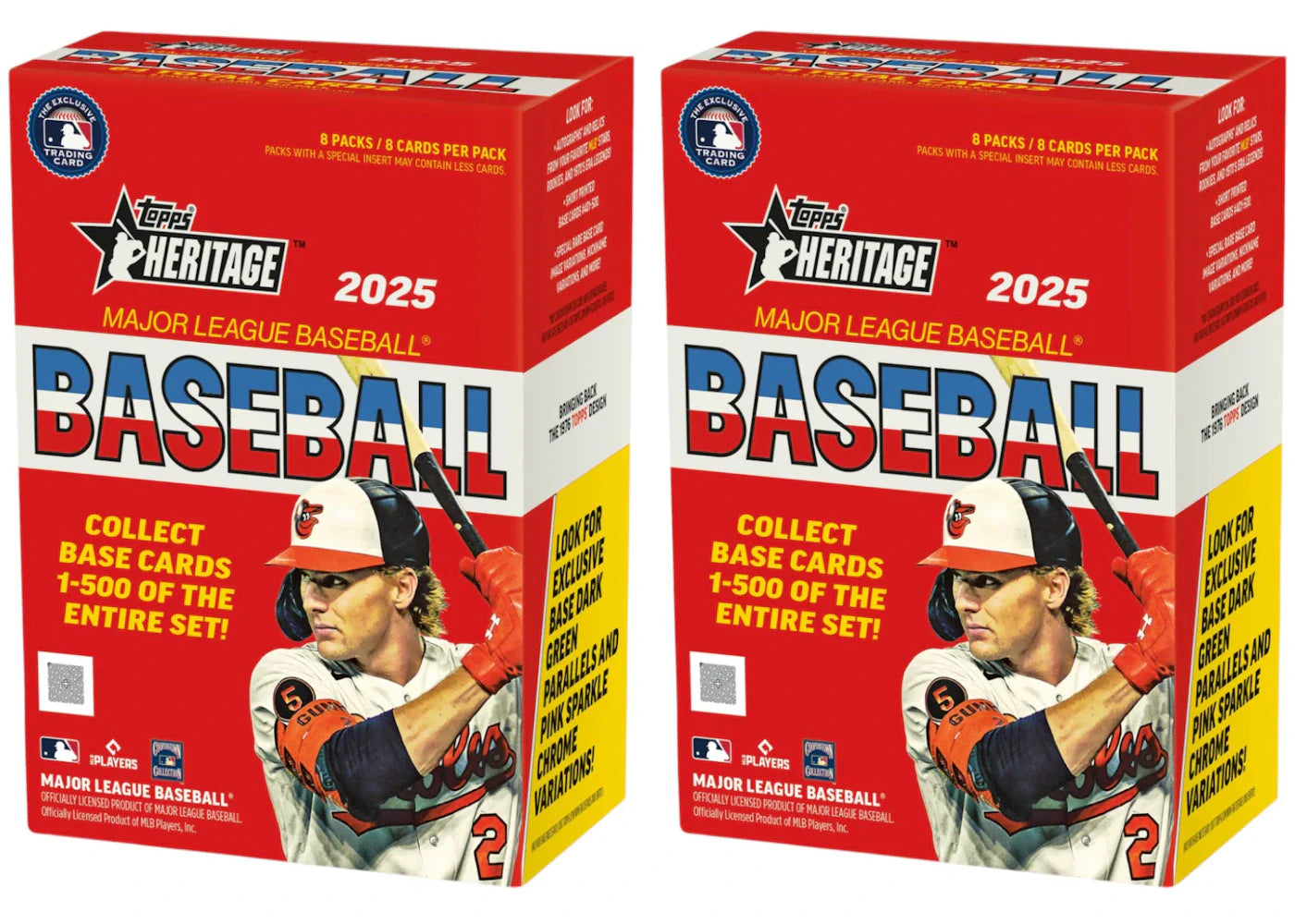 2025 Topps Heritage Baseball Value Box 2x Lot