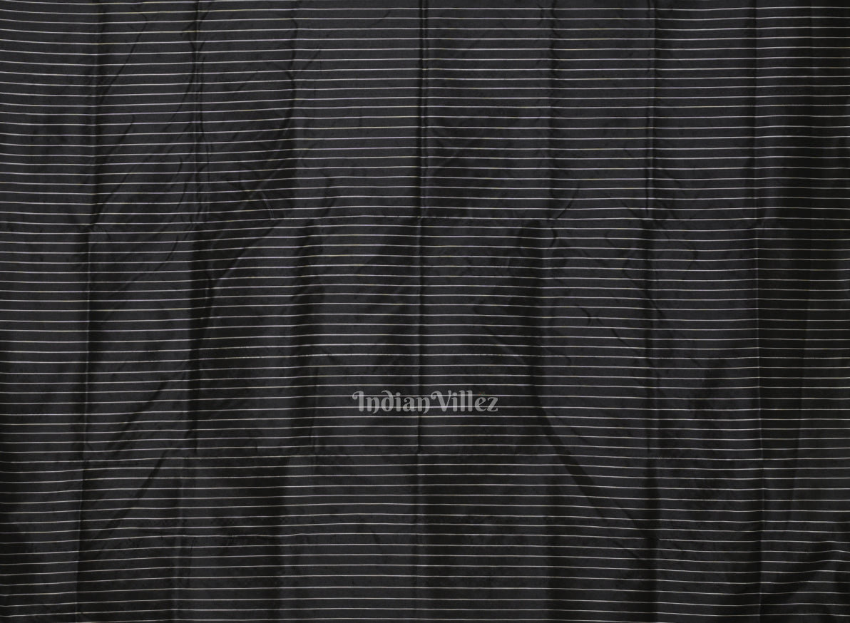 IndianVillèz Black Red Pasapali Odisha Ikat Contemporary Designer Saree - view 5
