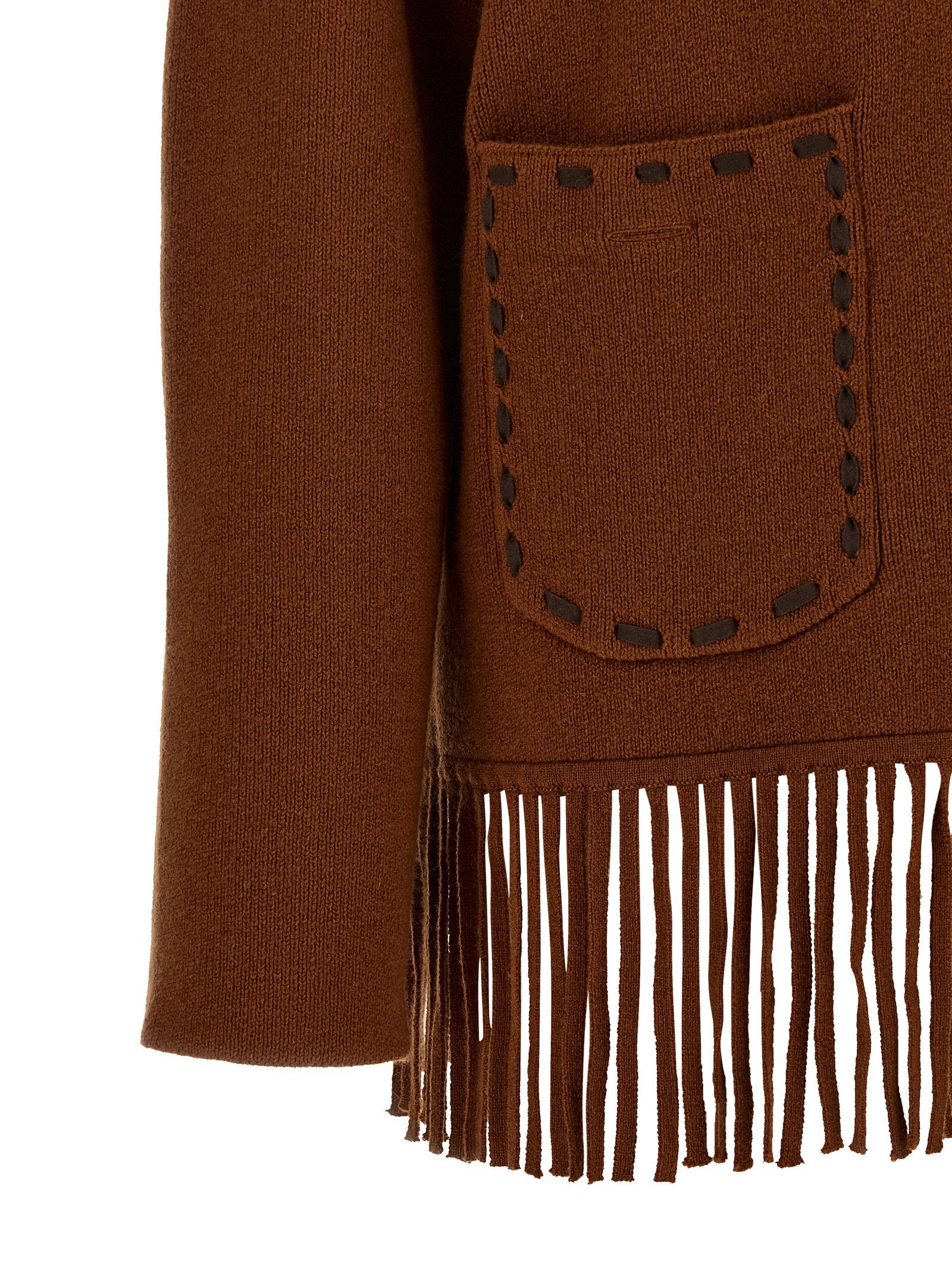 Guest In Residence Western Fringe Jacket – 70% wool 30% cachemire - view 4