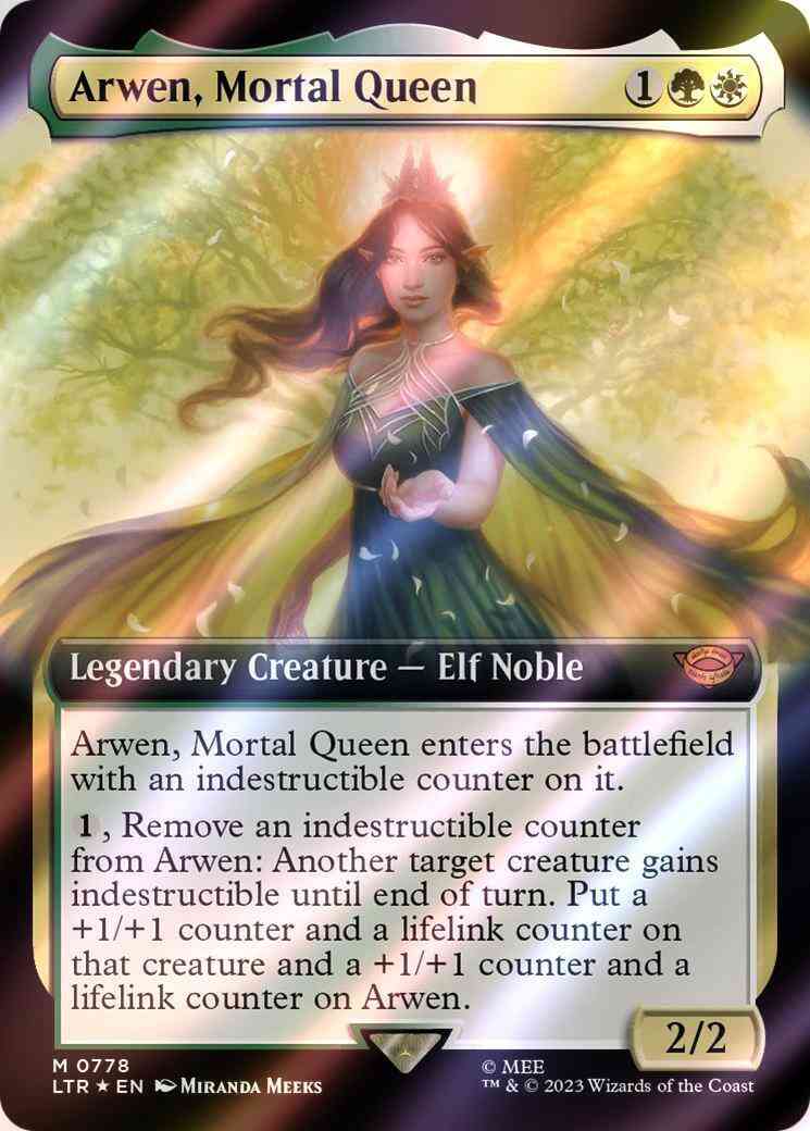 Arwen mortal queen – Magic Arwen, Mortal Queen [778] [Extended Art] [The Lord of the Rings: Tales of Middle-earth] [Surge Foil]