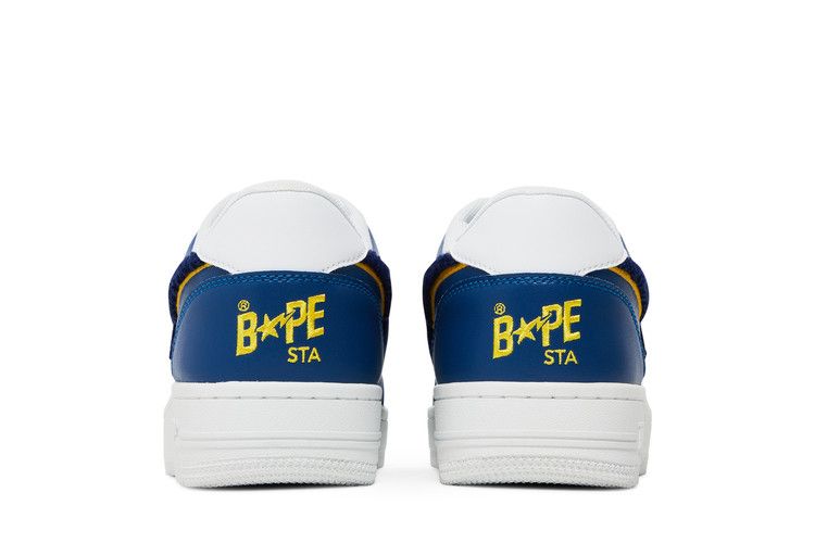 A Bathing Ape Bape Sta Low Patched Navy - view 6