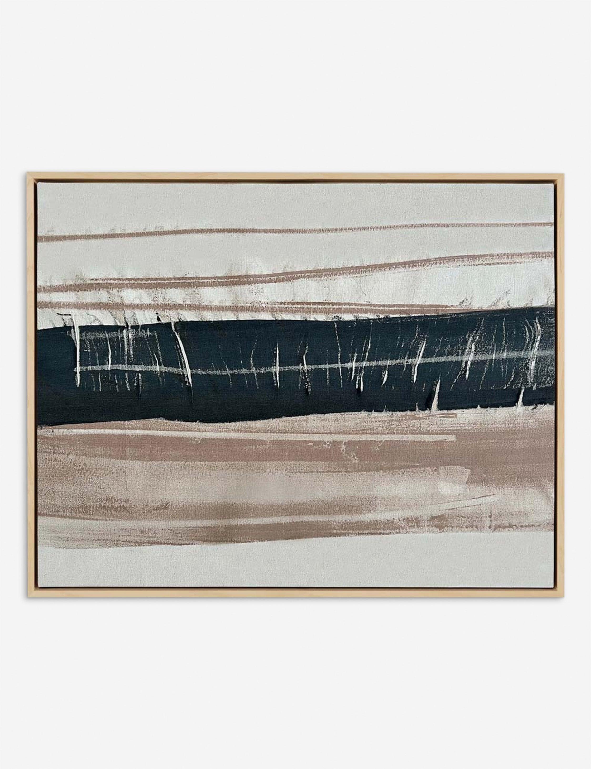 Lulu and Georgia Neutral Abstract No. 21 Wall Art by Visual Contrast