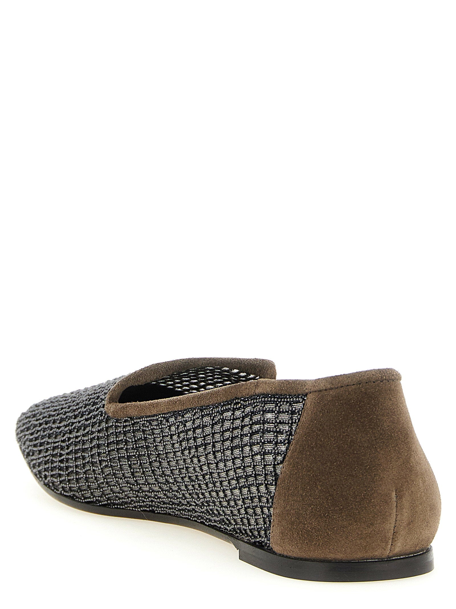 Brunello Cucinelli Embroidery Mesh Loafers - view 3