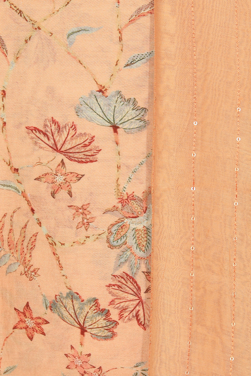 Kalanjali Cotton Silk Unstitched Suit With Dupatta (3 Pcs Set) - view 2
