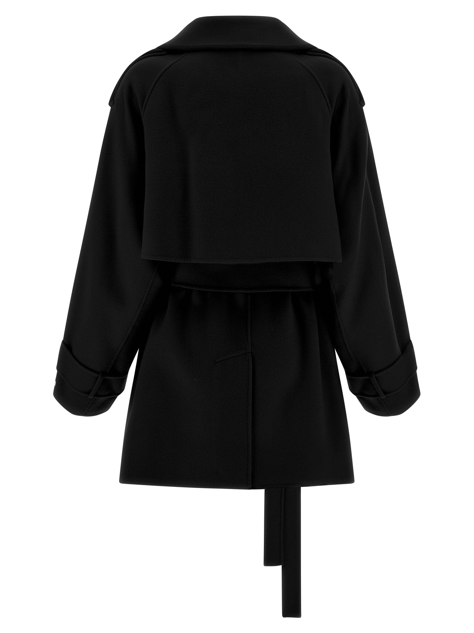 Sportmax Bouquet1234 Trench Coat – 100% virgin wool - view 2