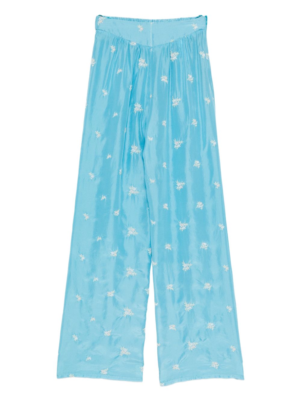 Forte Forte Embroidered silk trousers – 100% Silk