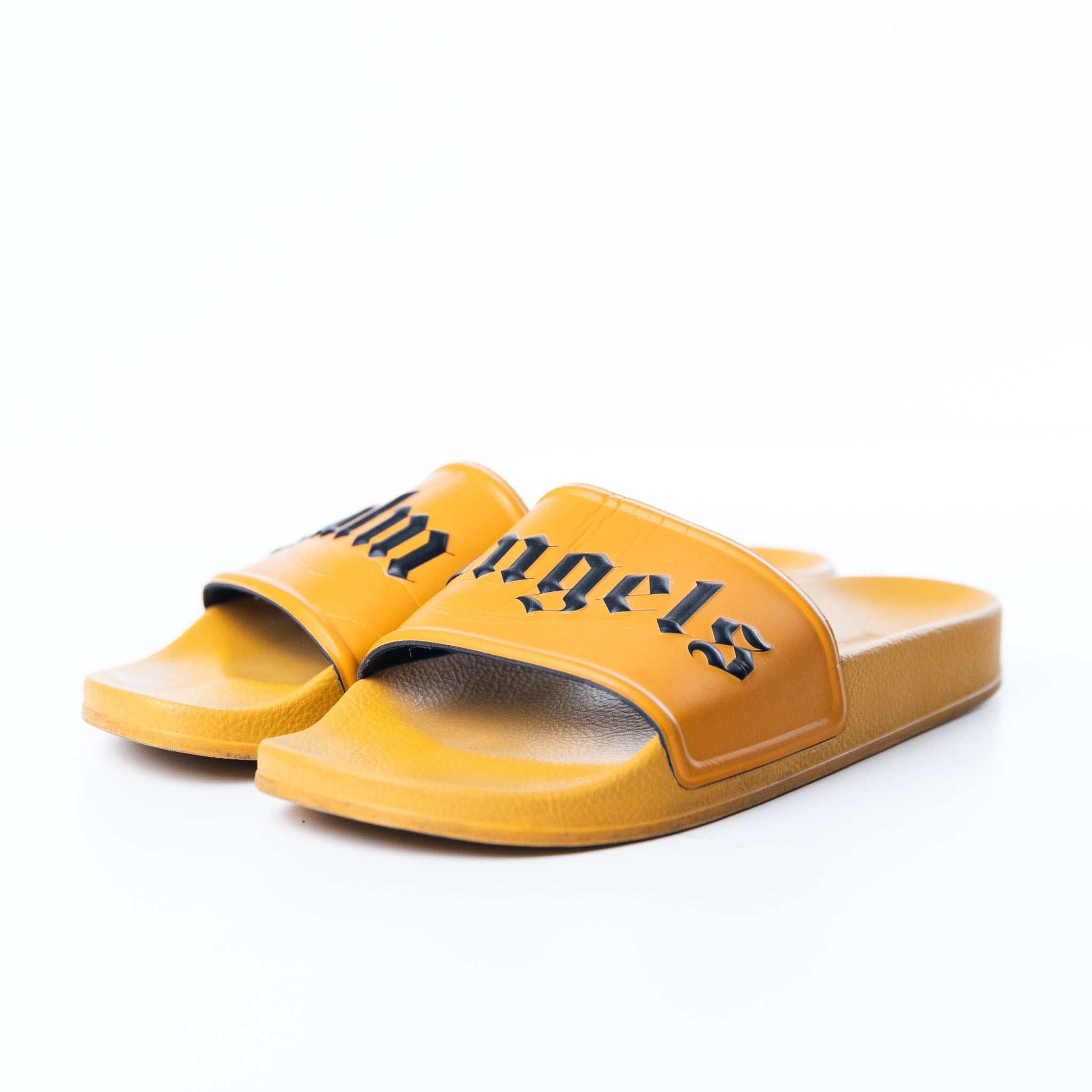 Palm Angels Pool Slides Yellow - view 2