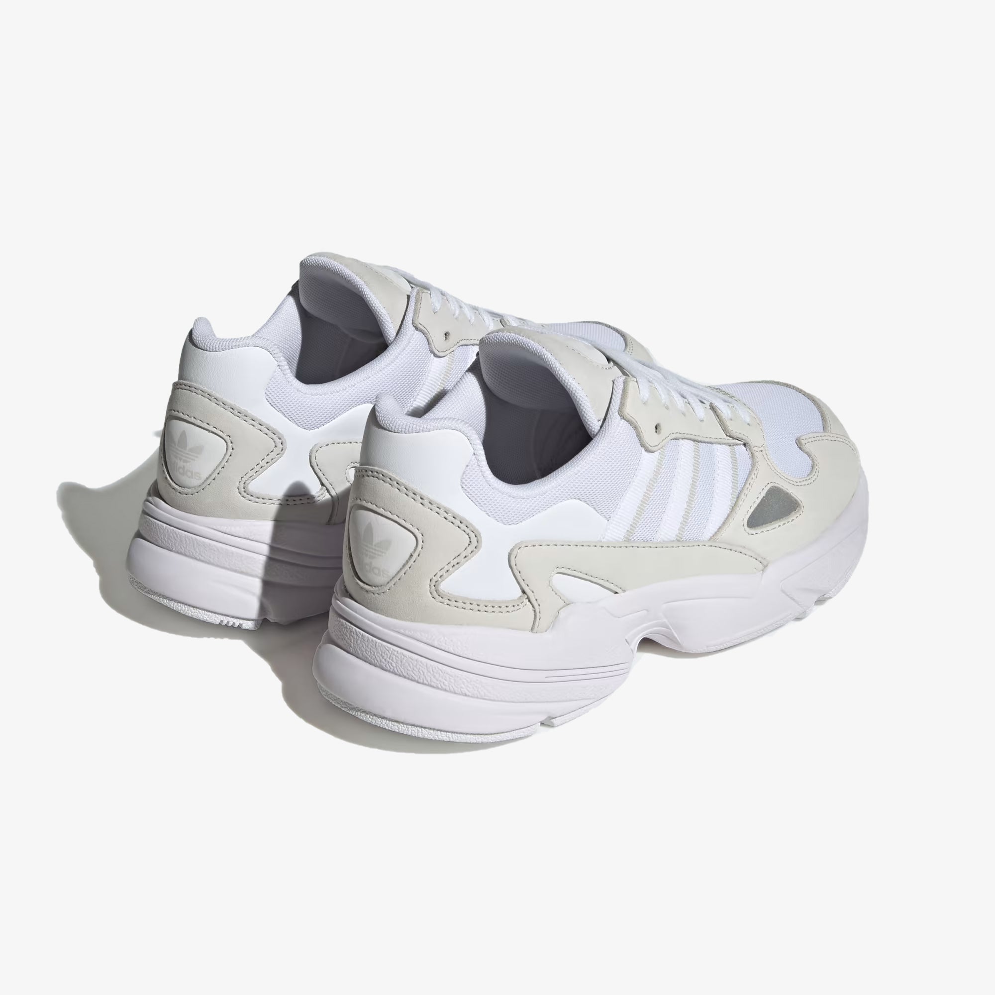 Adidas Originals | FALCON { CLOUD WHITE/CLOUD WHITE/GREY ONE - view 2