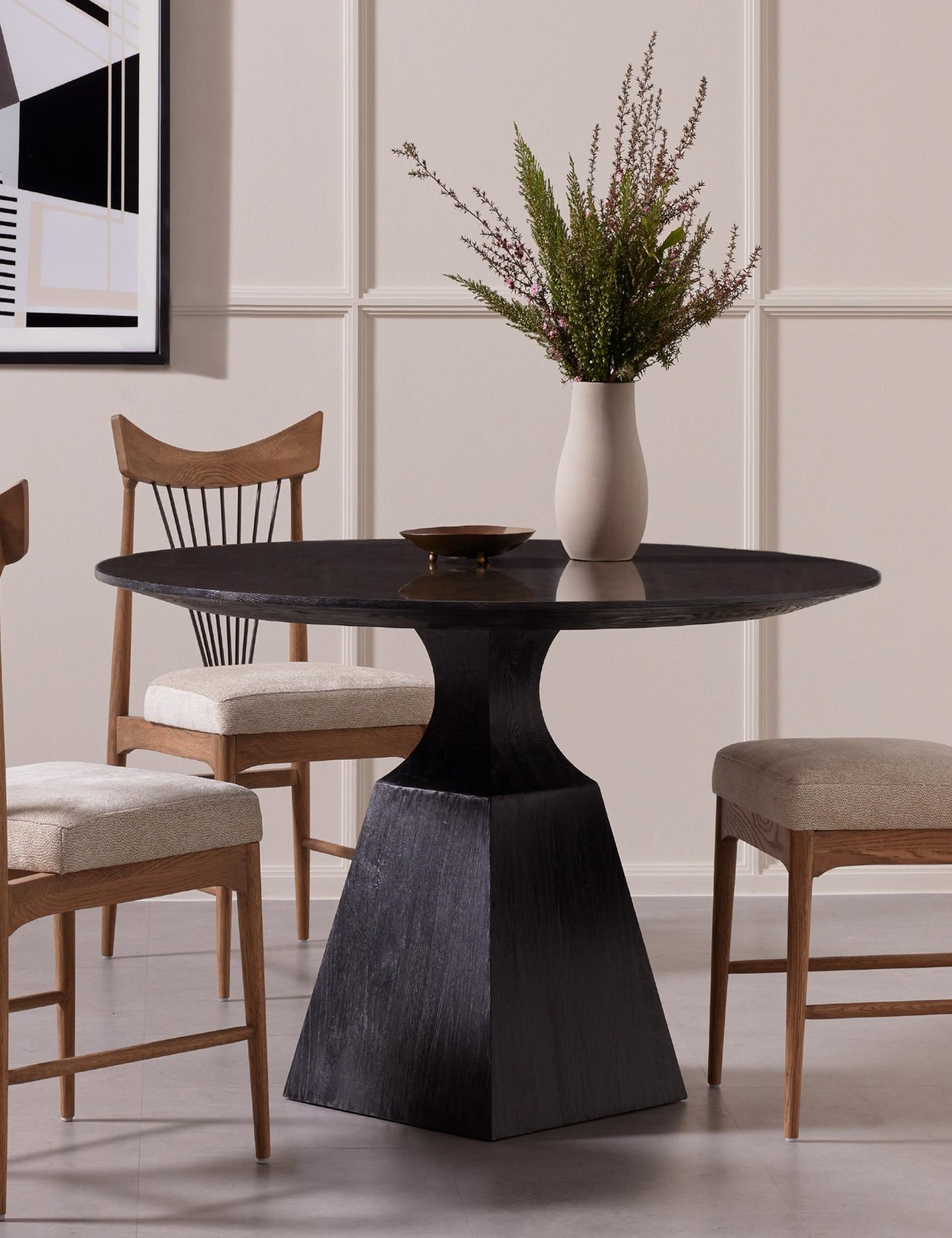Lulu and Georgia Shanay Round Dining Table – Bluestone - view 2