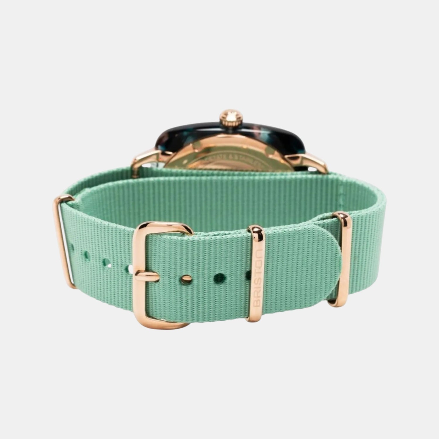 Briston Clubmaster Chic Women Quartz Green Water Dial Analog Nato Watch 21536.PRA.UGW.29.NGW - view 5