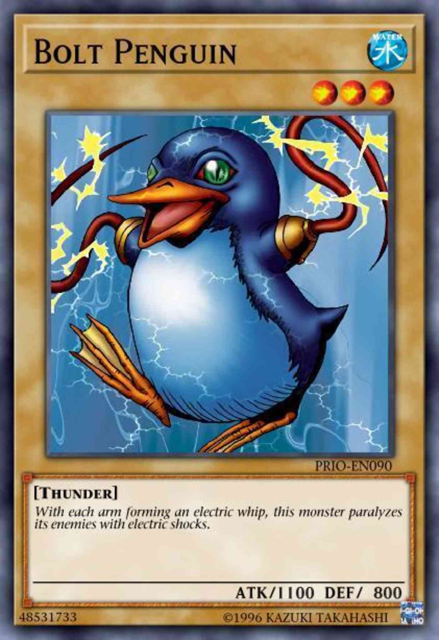 Yu-Gi-Oh! Bolt Penguin - PRIO-EN090 - Common - 1st Edition